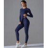 Бесшовный женский фитнес комплект Long sleeve top + Leggings model 67